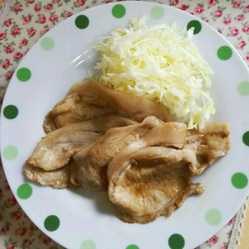 焼肉のたれと生姜で簡単豚の生姜焼き