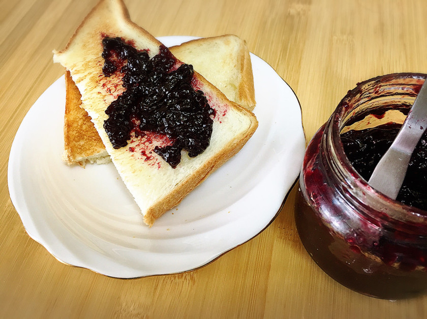 ラズベリージャムバーのレシピ