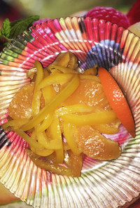 ネーブルオレンジとパプリカのマリネ