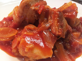 角煮に飽きたら!豚バラブロックのトマト煮