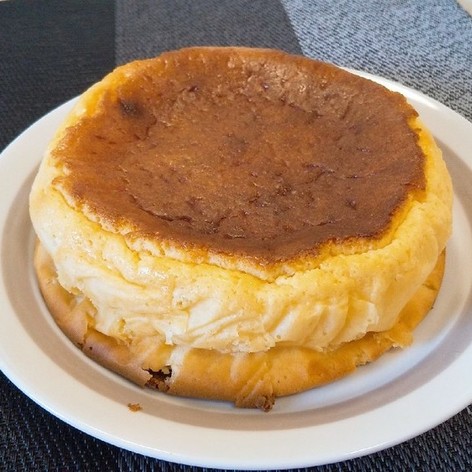 バスク風ヘルシーチーズケーキ