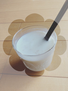 ☆菌活☆お腹喜ぶ!甘酒ヨーグルトシェイク