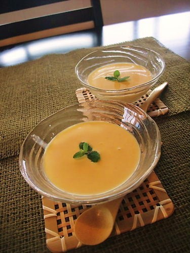 旬の朝採り☆冷製スイートコーンスープの画像