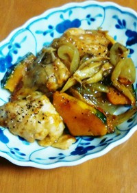 鶏肉のカレー蒸し煮(減塩レシピ）