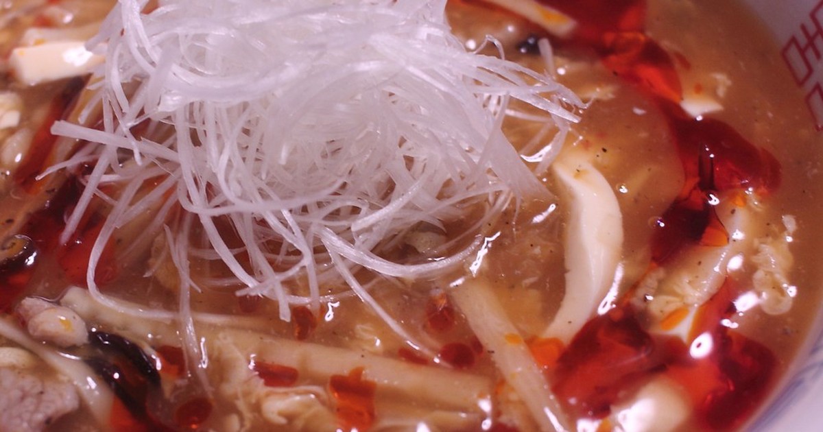 酸辣湯麺（サンラータンメン） レシピ・作り方 by クッキングSパパ 【クックパッド】 簡単おいしいみんなのレシピが370万品