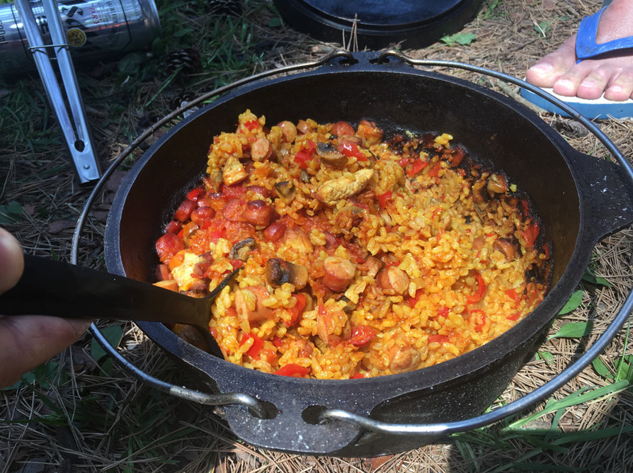 ダッチオーブンで簡単ジャンバラヤ by トリトンWIND 【クックパッド】 簡単おいしいみんなのレシピが395万品