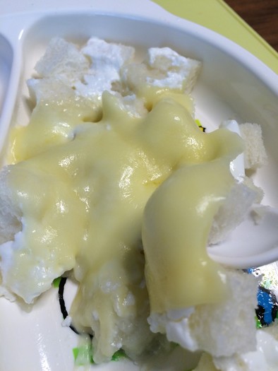 離乳食後期★ヨーグルトチーズパンの写真
