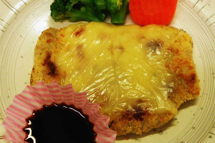 揚げないチーズとんかつ 引算ダイエット レシピ 作り方 By Vinng クックパッド 簡単おいしいみんなのレシピが351万品