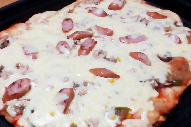 我が家のホットプレート ピザ レシピ 作り方 By クックヤマジュン クックパッド