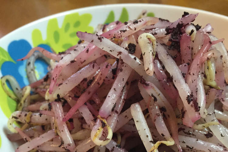 もやしのゆかり和え レシピ 作り方 By Hachicook クックパッド 簡単おいしいみんなのレシピが358万品