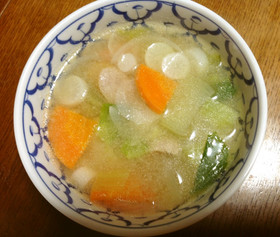 塩麹 de 具たくさんスープ