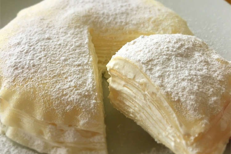 餃子の皮をアレンジ ミルクレープ風 レシピ 作り方 By さぉぽんぽん クックパッド