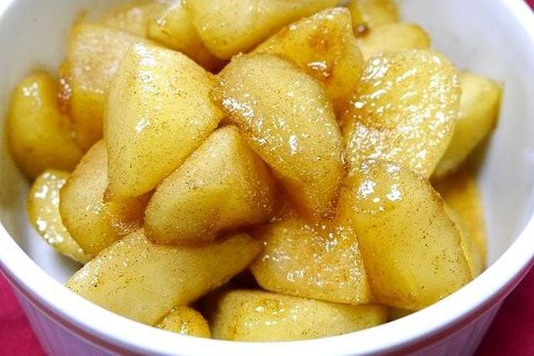 簡単 アップルシナモン 焼きりんご レシピ 作り方 By だんどり亭 クックパッド 簡単おいしいみんなのレシピが352万品