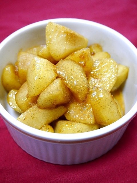 黒糖シナモン焼きリンゴのレシピ