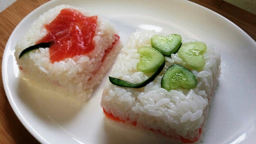 豆腐パックで簡単！押し寿司の画像