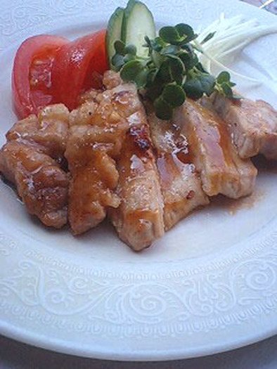豚肉の味噌ソテーの写真