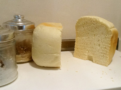ふわふわ♡もちもち☺︎幸せの白い食パンの写真