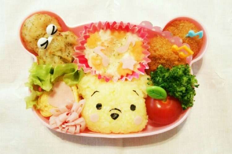 キャラ弁 ツムツム プーさん レシピ 作り方 By てらみキッチン クックパッド