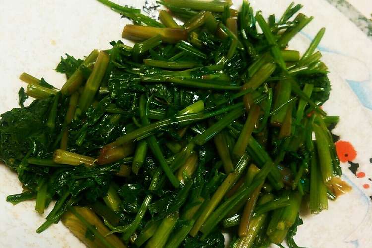 母の味 セリの一番美味しい食べ方 レシピ 作り方 By もこもこストロベリー クックパッド 簡単おいしいみんなのレシピが352万品