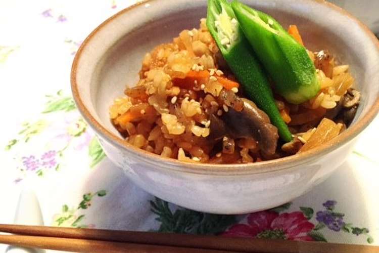平茸入り炊き込み玄米ご飯 レシピ 作り方 By 国際食学協会 クックパッド 簡単おいしいみんなのレシピが356万品