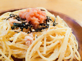 生クリームなし!たらこのクリームパスタ♡