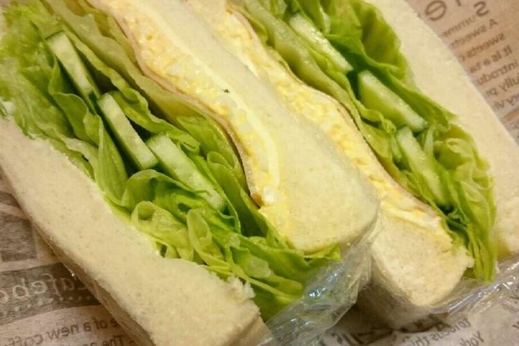 ふんわり食パンでたまごレタスサンドイッチ レシピ 作り方 By ぽちゃっこ クックパッド 簡単おいしいみんなのレシピが352万品