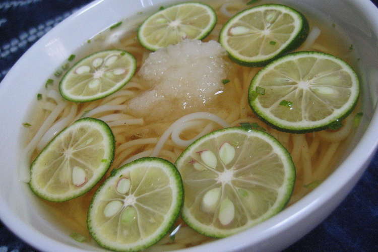 すだち麺 うどん 素麺 蕎麦なんでもｏｋ レシピ 作り方 By ゆめりの クックパッド