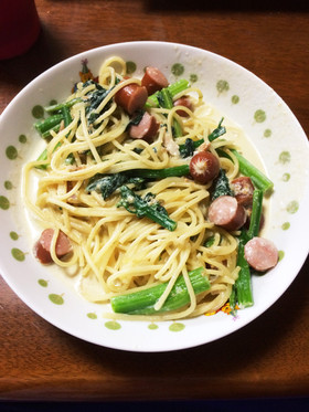 簡単激ウマ!アスパラ菜のクリームパスタ