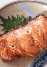 ☆簡単作り置き☆焼き鮭の味醂漬け