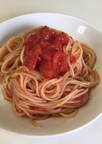 ちょ〜簡単 トマトの冷製パスタ