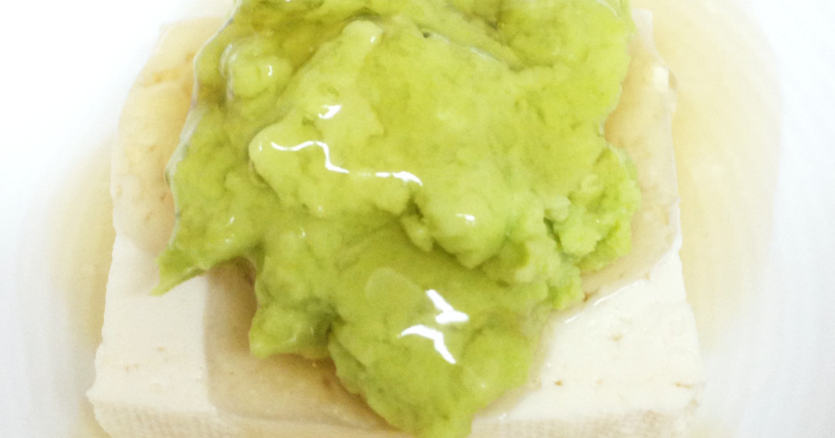 離乳食中期 お豆腐と枝豆の和風あんかけ レシピ 作り方 By Yukdiamond クックパッド 簡単おいしいみんなのレシピが366万品