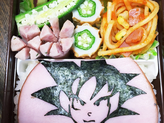ドラゴンボール のりアートキャラ弁 レシピ 作り方 By Kirari Fairy クックパッド