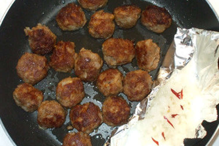ミートボール 簡単 揚げない肉団子 レシピ 作り方 By 漢方薬のタカキ大林店 クックパッド