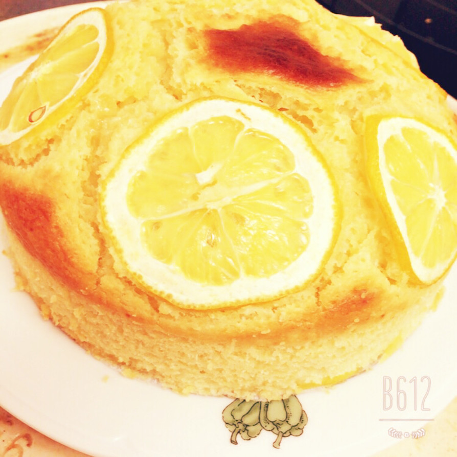 簡単☆ふわふわのお豆腐レモンケーキ♡の画像