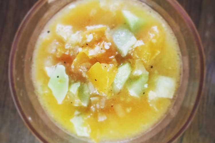 きゅうりと黄色トマトのスープサラダ レシピ 作り方 By 東京野菜カンパニー クックパッド 簡単おいしいみんなのレシピが357万品