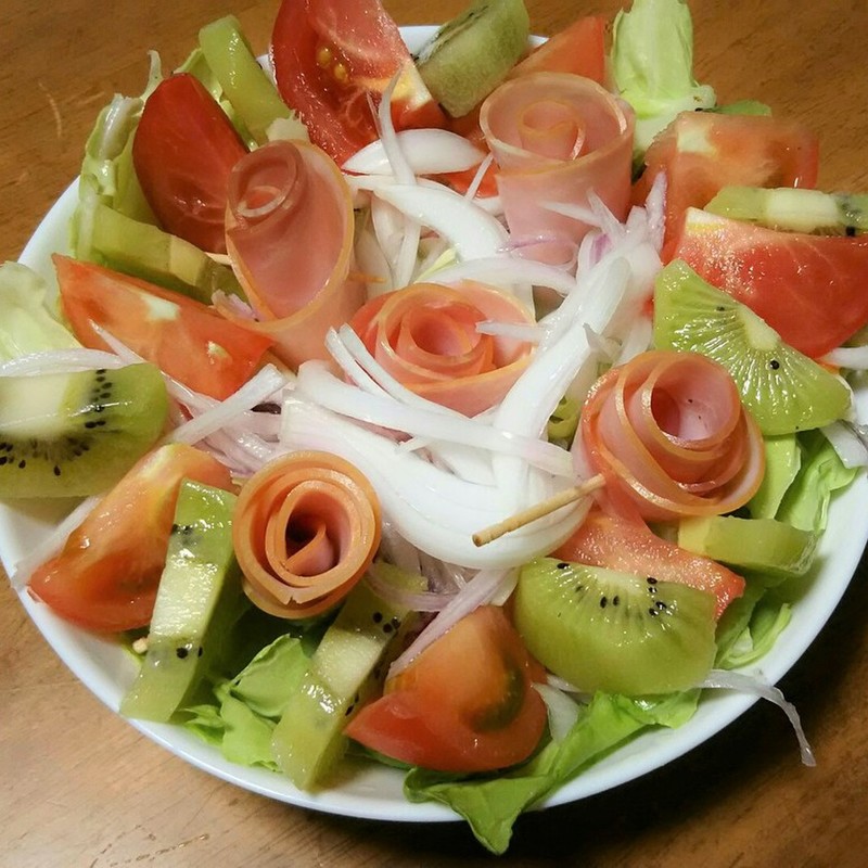 ハニーライムレインボーフルーツサラダのレシピ