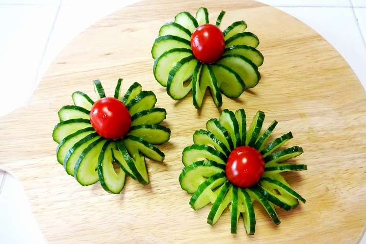くるりんカッター きゅうりのお花 レシピ 作り方 By Kokubo クックパッド 簡単おいしいみんなのレシピが357万品