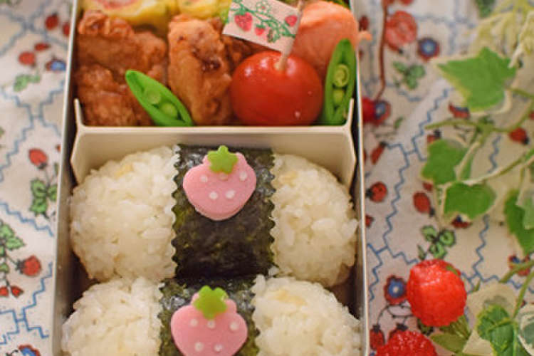 キャラ弁 かまぼこイチゴ弁当 レシピ 作り方 By みほちんｗｗ クックパッド 簡単おいしいみんなのレシピが349万品