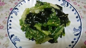ロメインレタスとわかめのナムル