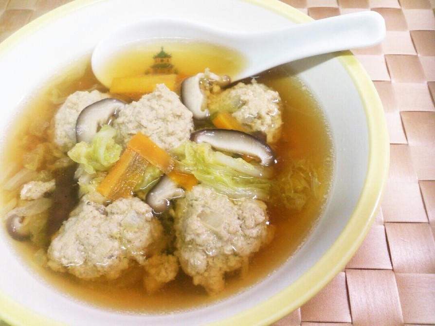 肉団子中華スープの画像