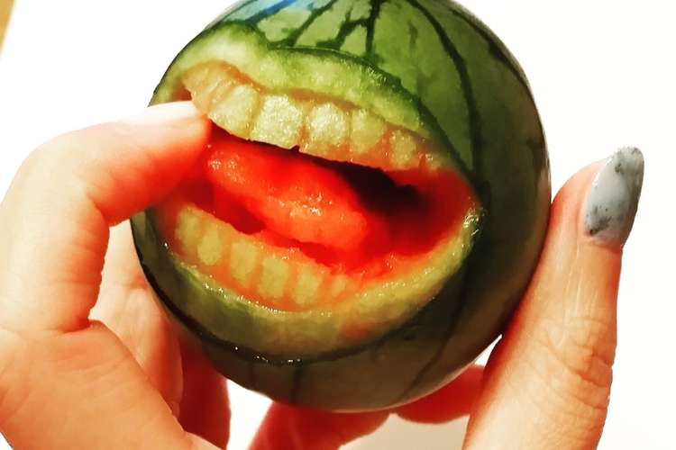 スイカでアート レシピ 作り方 By Ayakaとemma クックパッド 簡単おいしいみんなのレシピが367万品