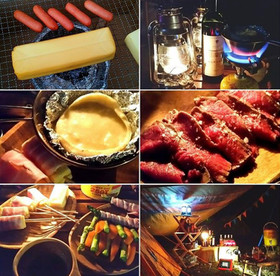 キャンプメシ*即席チーズフォンデュ