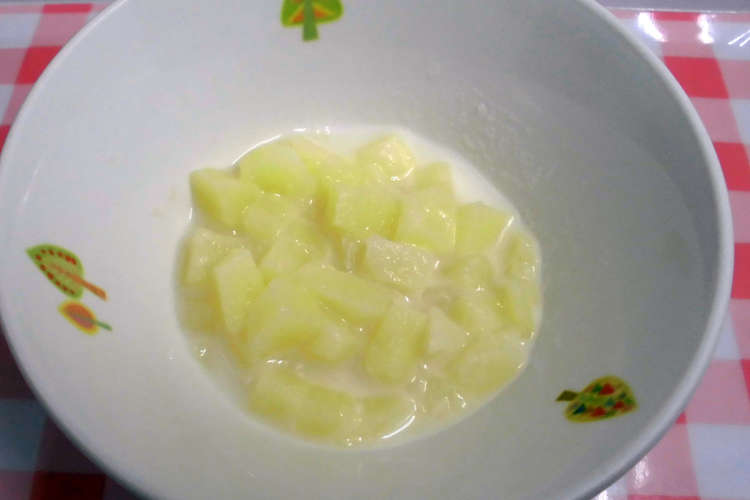 離乳食中期 じゃがいものミルク煮 給食 レシピ 作り方 By 学校法人森友学園 クックパッド 簡単おいしいみんなのレシピが360万品