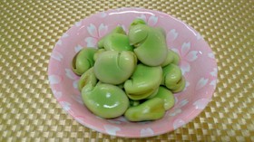 皮むき簡単!空豆のゆで方~しっかり塩味~