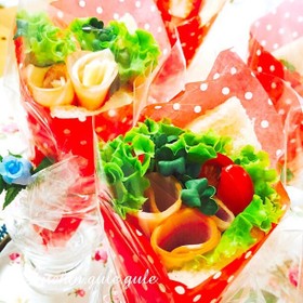父の日、記念日に感謝の気持ちで花束サンド