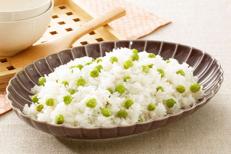 冷凍したグリーンピースで 豆ごはん レシピ 作り方 By 旭化成ホームプロダクツ クックパッド 簡単おいしいみんなのレシピが352万品