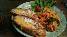 フランスパンフレンチトースト