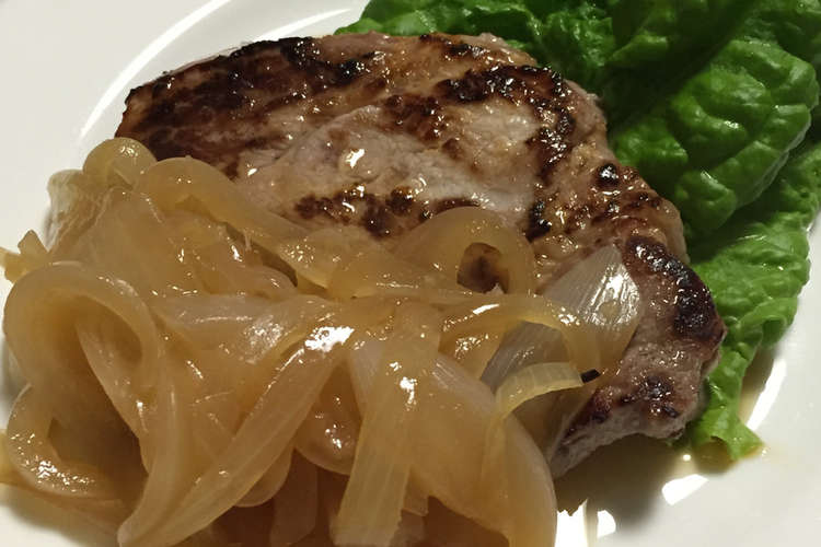 トンテキ玉ねぎの甘酢ソース レシピ 作り方 By ひやしたぬき クックパッド
