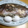 鯛の塩釜焼（お腹から大きな卵が？）