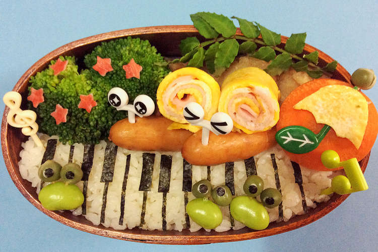 キャラ弁 グリンピースと枝豆で カエル レシピ 作り方 By ｋｕｎｉちゃん クックパッド